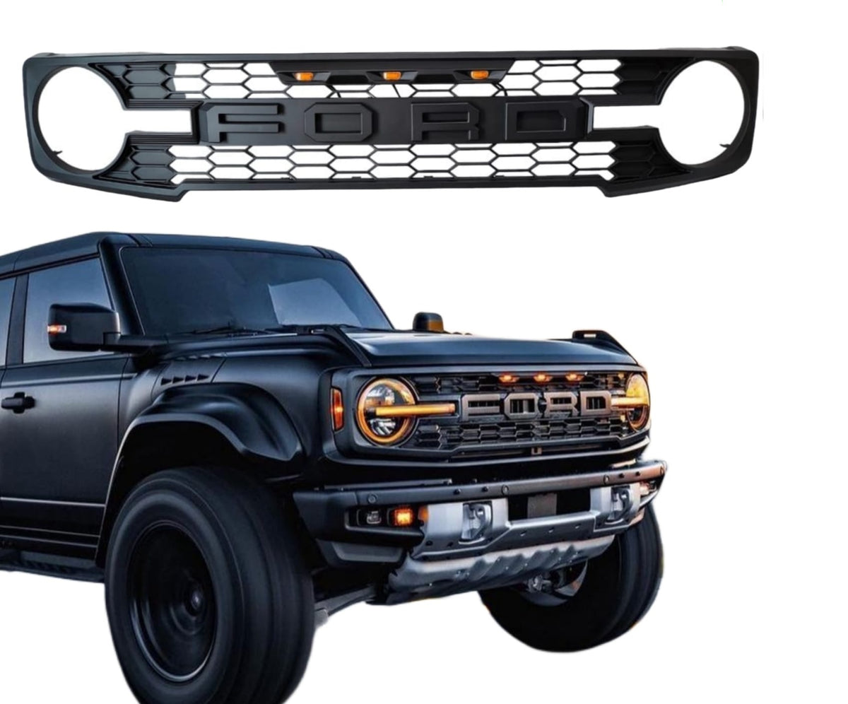 Parrilla Ford Bronco 21-23 Raptor Style Grill – Unique Auto Parts ...