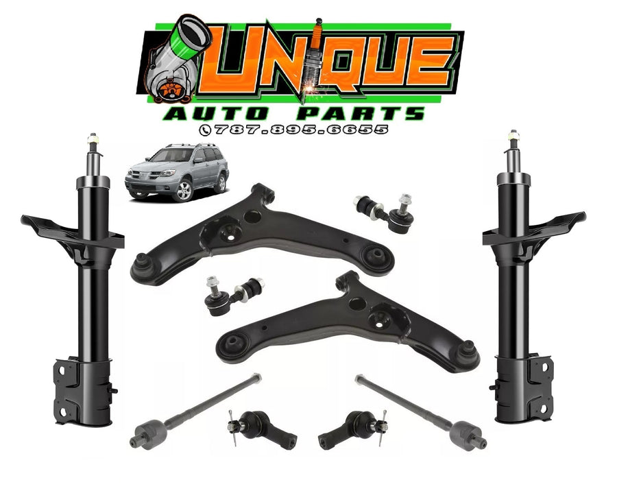 Outlander 03-06 Suspension & Shock Delanteros Platos Terminales Links Kit