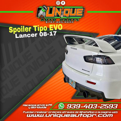 Spoiler Lancer 08-17 Tipo EVO