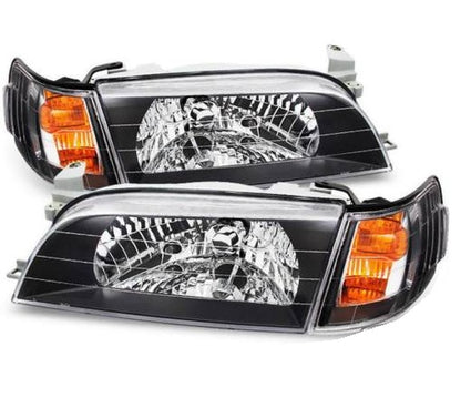 Set Halogenos Negros Cristal Corolla 93-97 JDM - Unique Auto Parts & Accessories