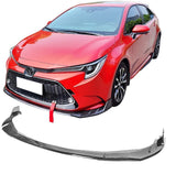 Front Lip Negro Gloss 3pcs Corolla Base 20-22 Plastico